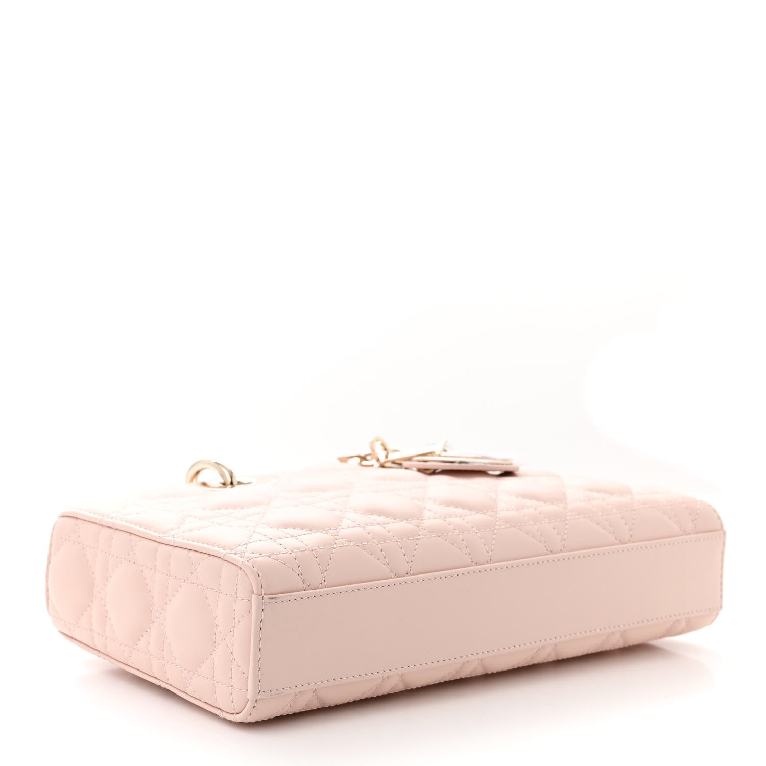 Christian Dior Lambskin Cannage Medium Lady D-Joy Light Pink 4 of 13