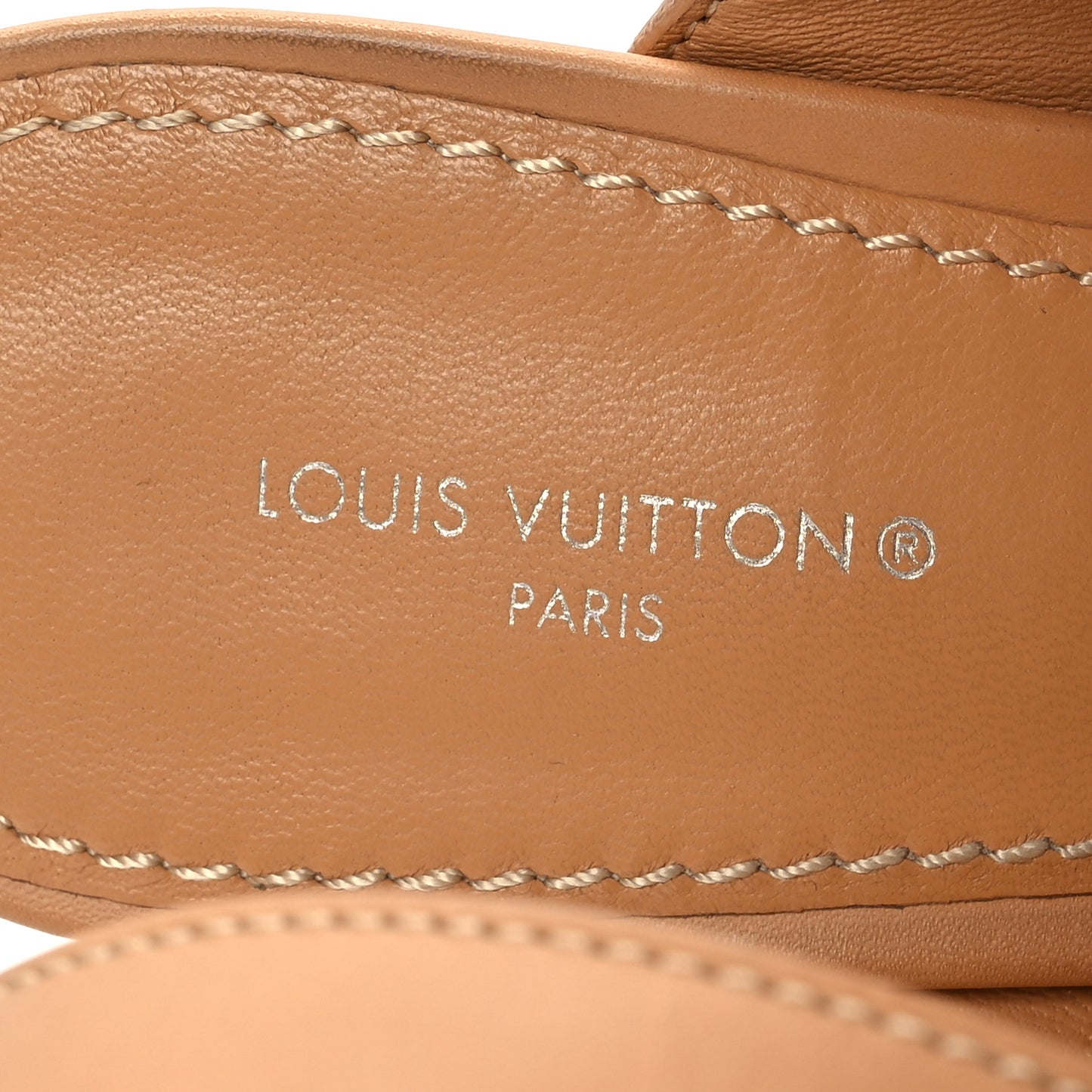 Damier Azur Starboard Wedges 38 Tan