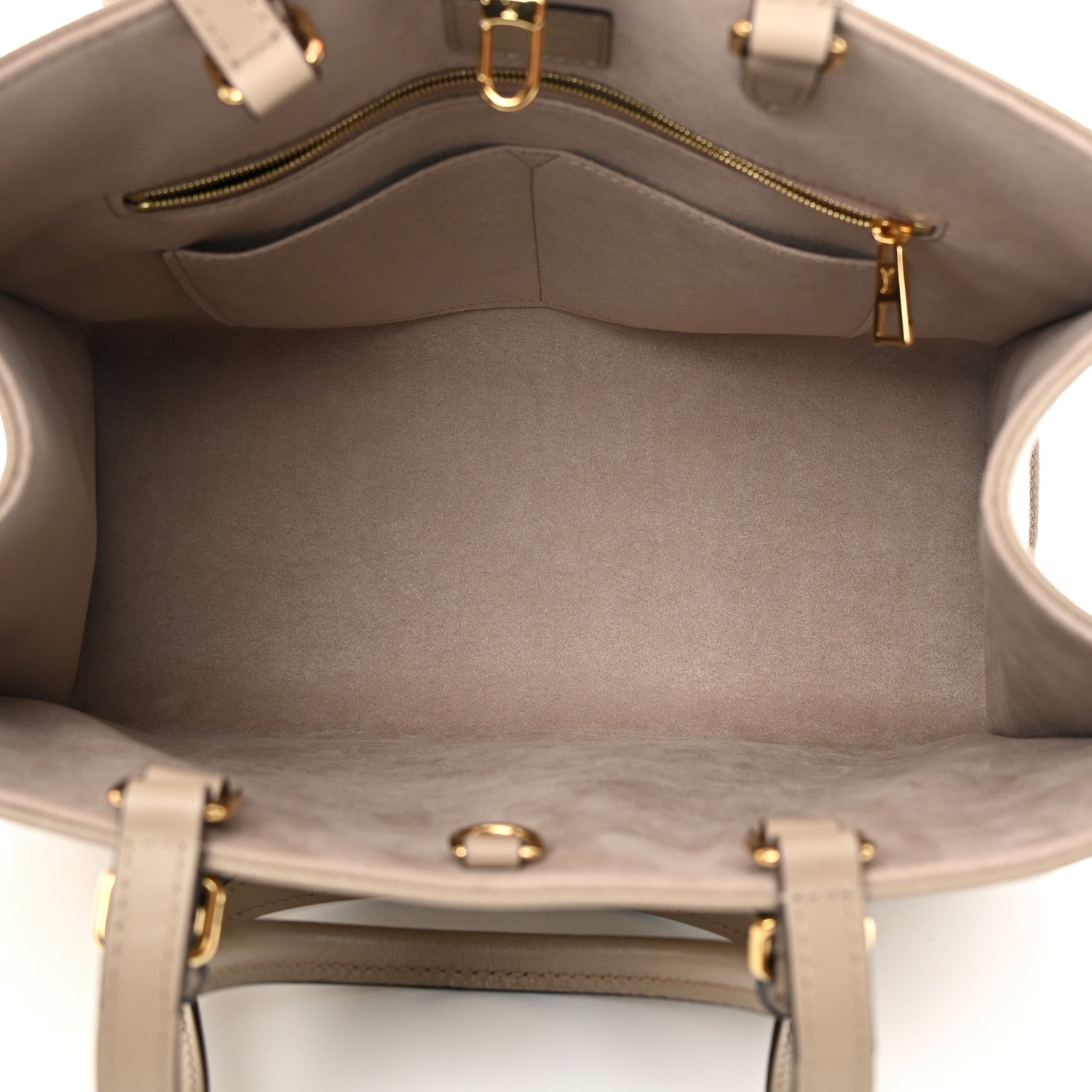 Louis Vuitton LOUIS VUITTON Empreinte Monogram Giant Onthego MM Tourterelle Creme 5 of 11