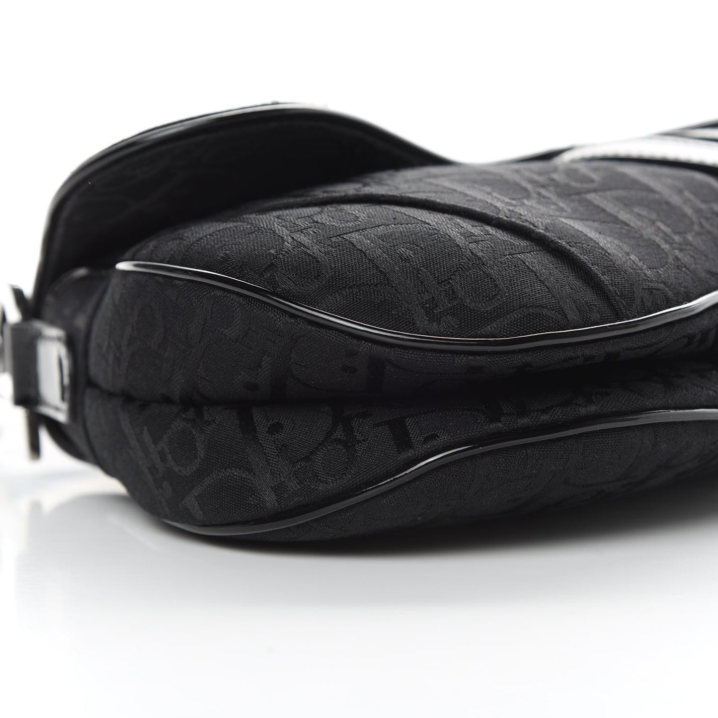 Monogram Saddle Bag Black