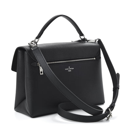 Louis Vuitton Soft Calfskin My Lockme Top Handle Vanille Black 3 of 10