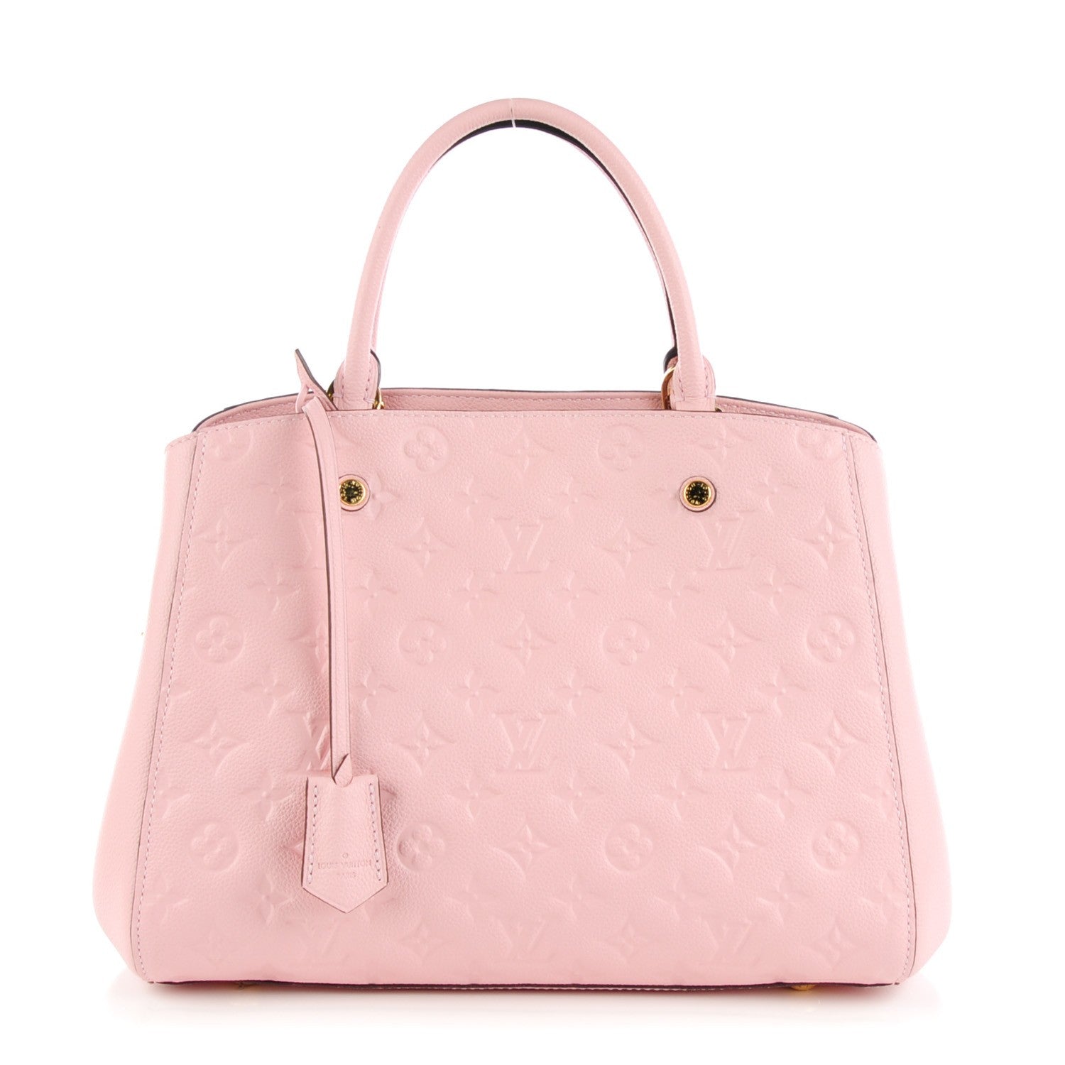 Louis Vuitton Empreinte Montaigne MM Rose Ballerine 1 of 8