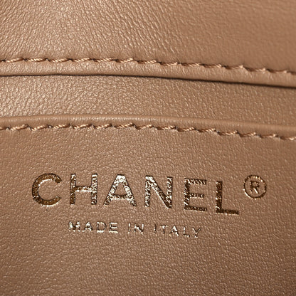Chanel Lambskin Quilted Mini Heart Charms Flap Beige 6 of 12