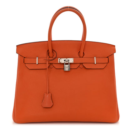 Hermes Togo Birkin 35 Feu 1 of 13