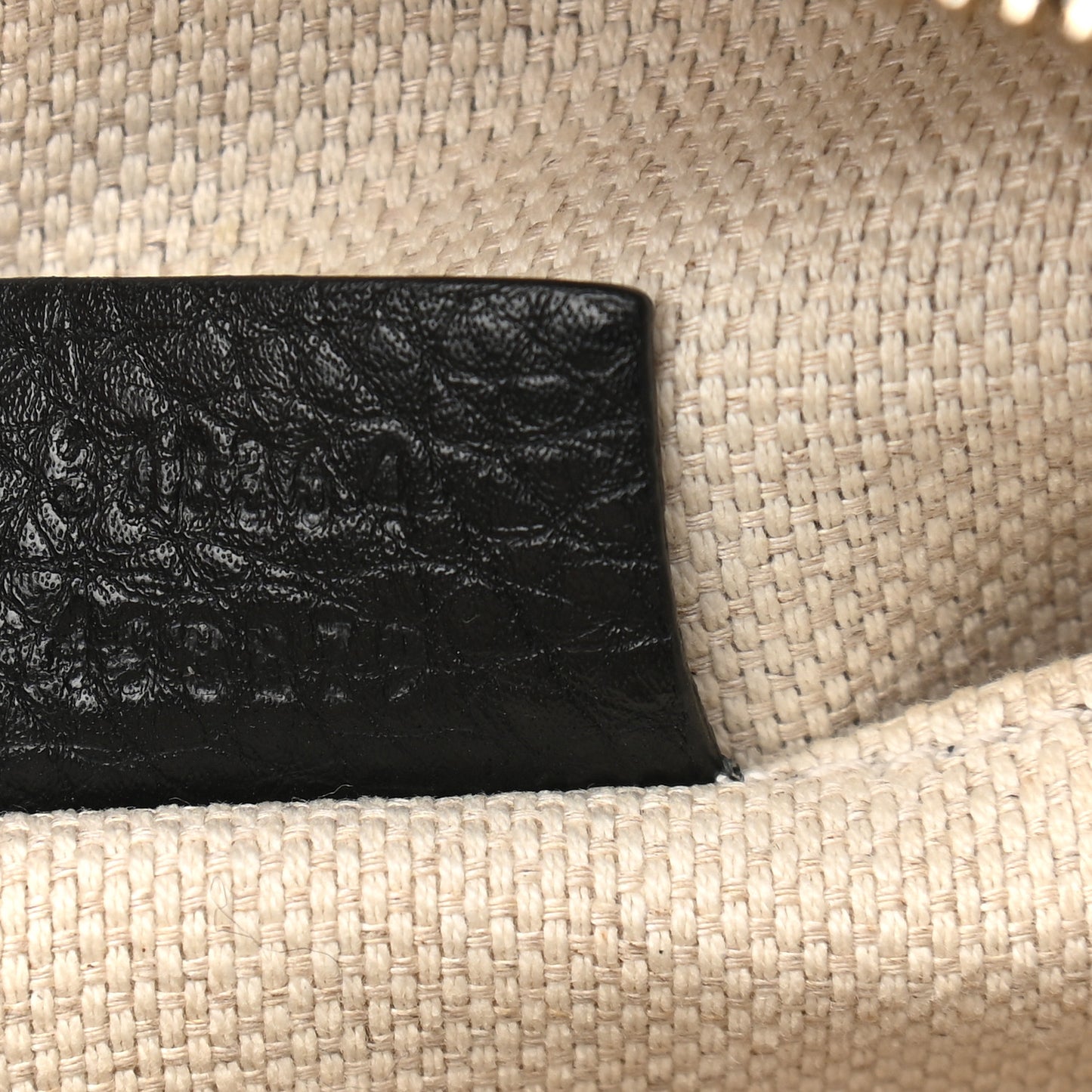 Pebbled Calfskin Small Soho Disco Bag Black