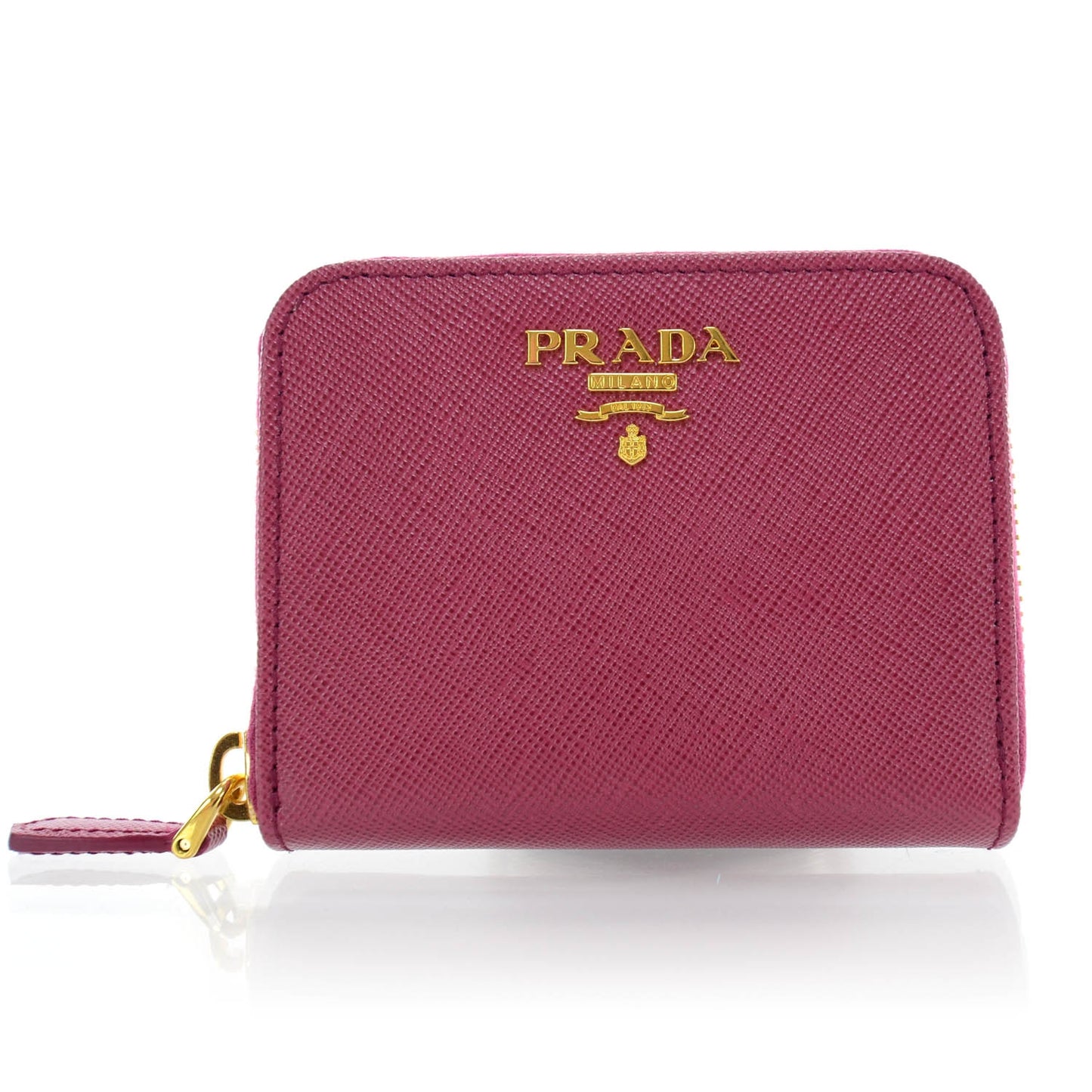 Saffiano Metal Zip Coin Purse Ibisco