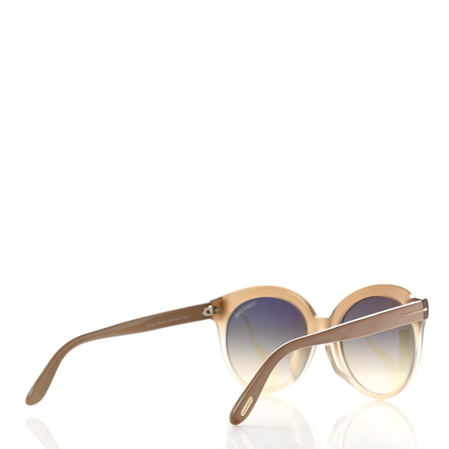 Monica Round Sunglasses TF429 Gold