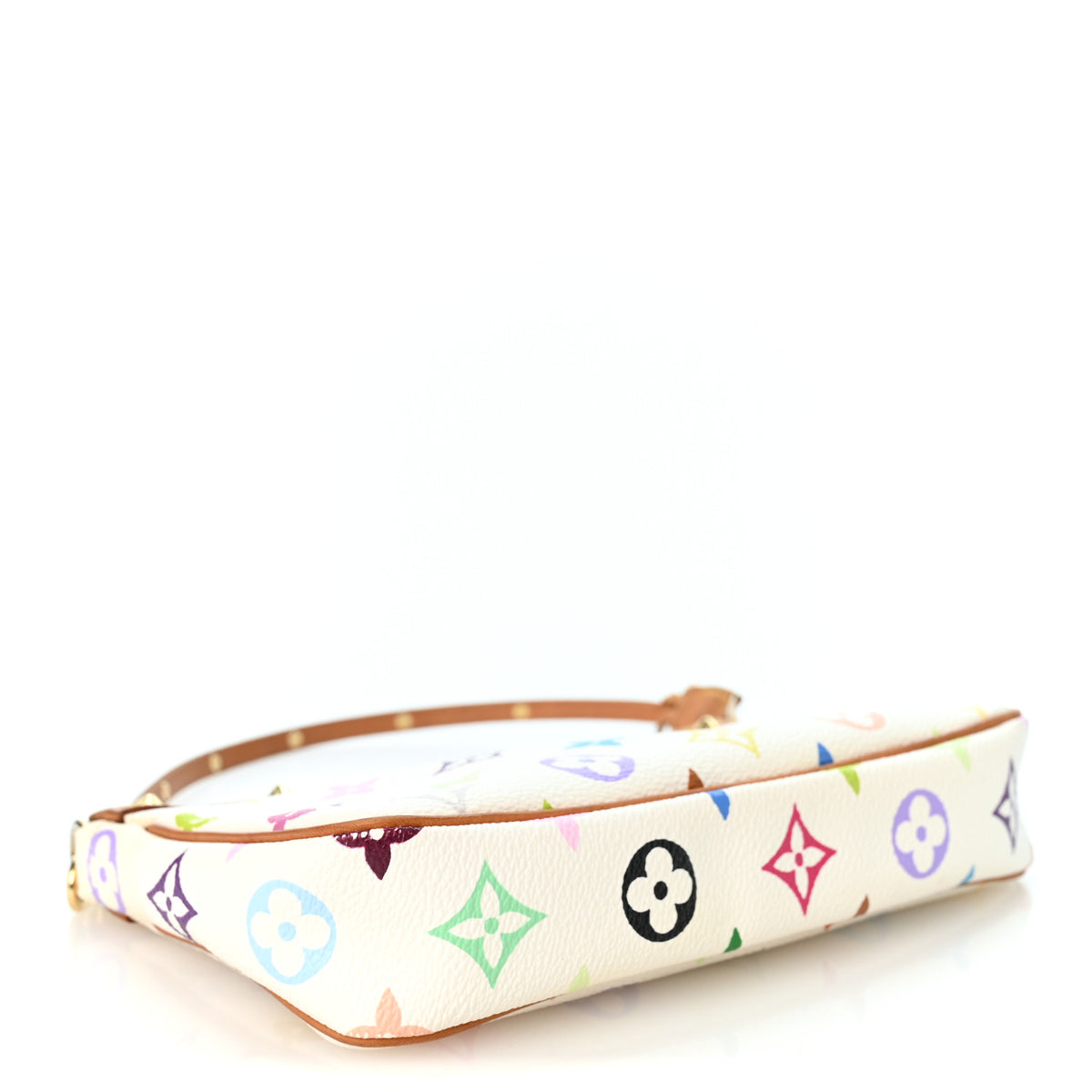 Monogram Multicolor Pochette Accessories White