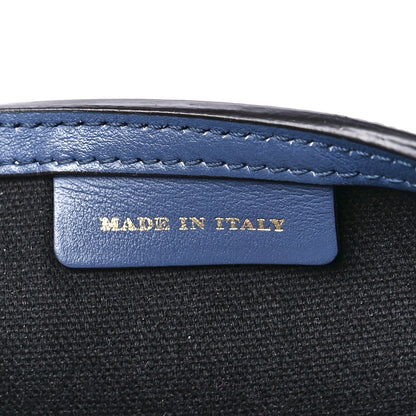 Burberry Grainy Calfskin Small Loxley Crossbody Steel Blue 8 of 19