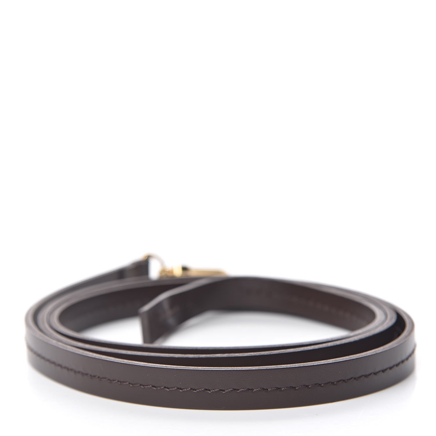 Louis Vuitton Calfskin 12mm Favorite Long Strap Brown 2 of 3
