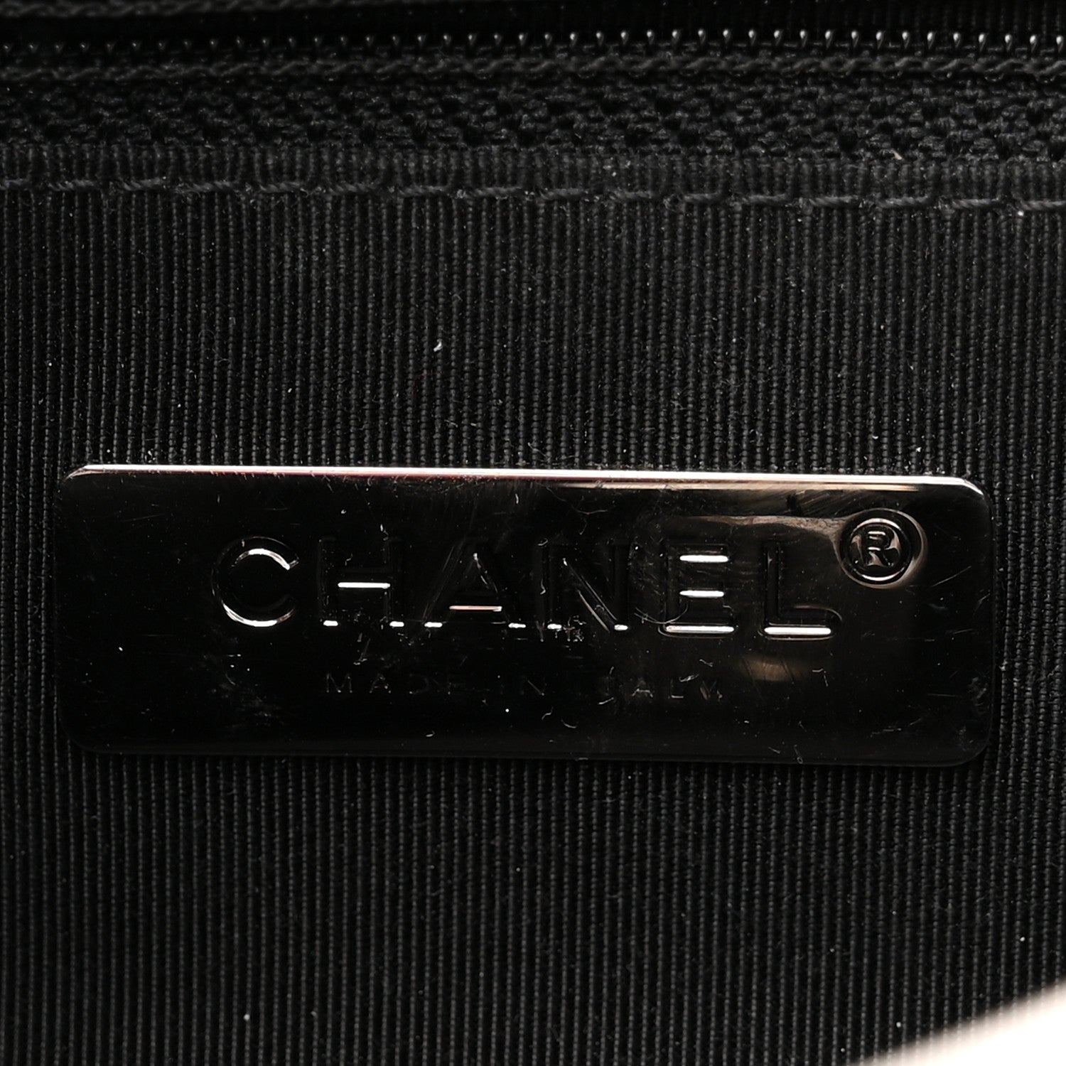Chanel Glossy Calfskin Quilted Medium Chanel 19 Flap White Black 6 of 11