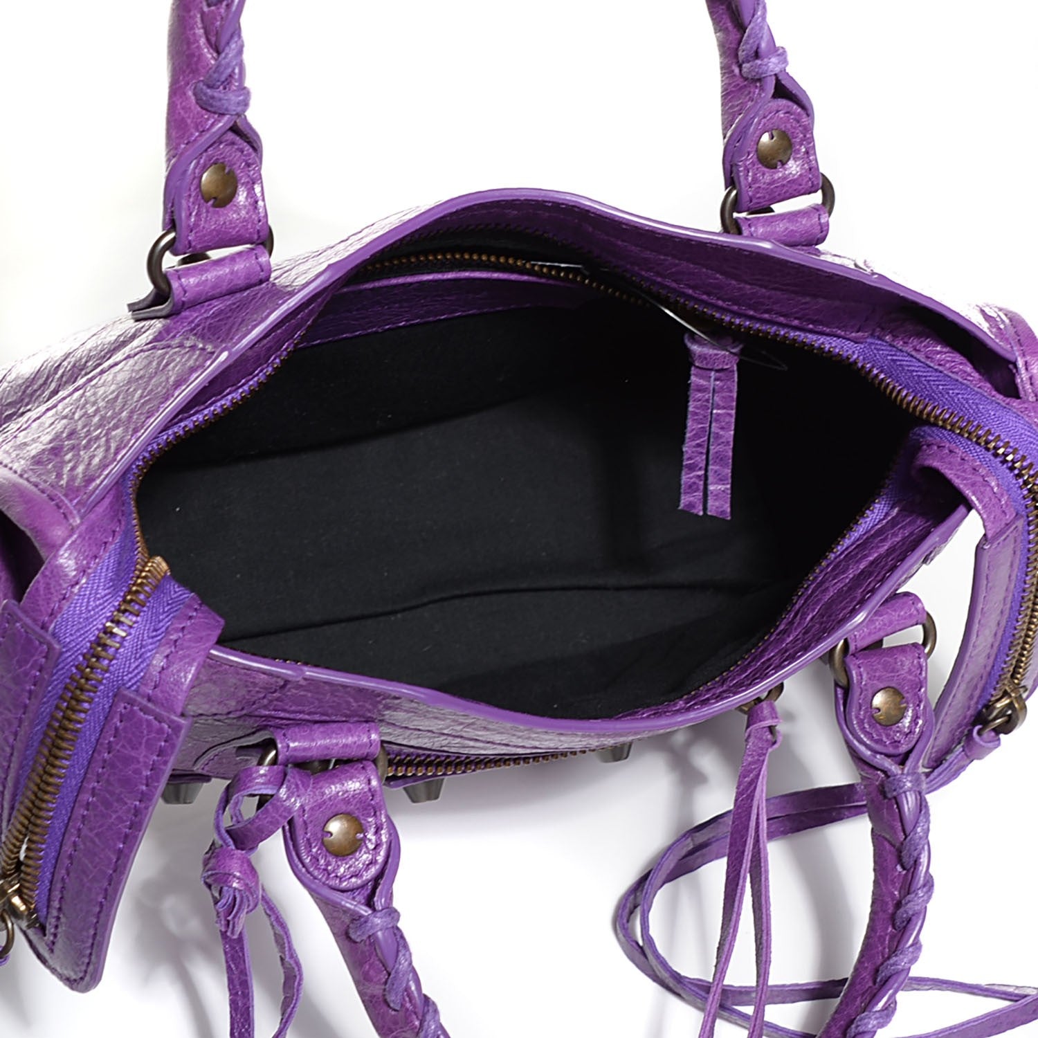Balenciaga Agneau Classic Hardware Mini City Ultraviolet 5 of 12
