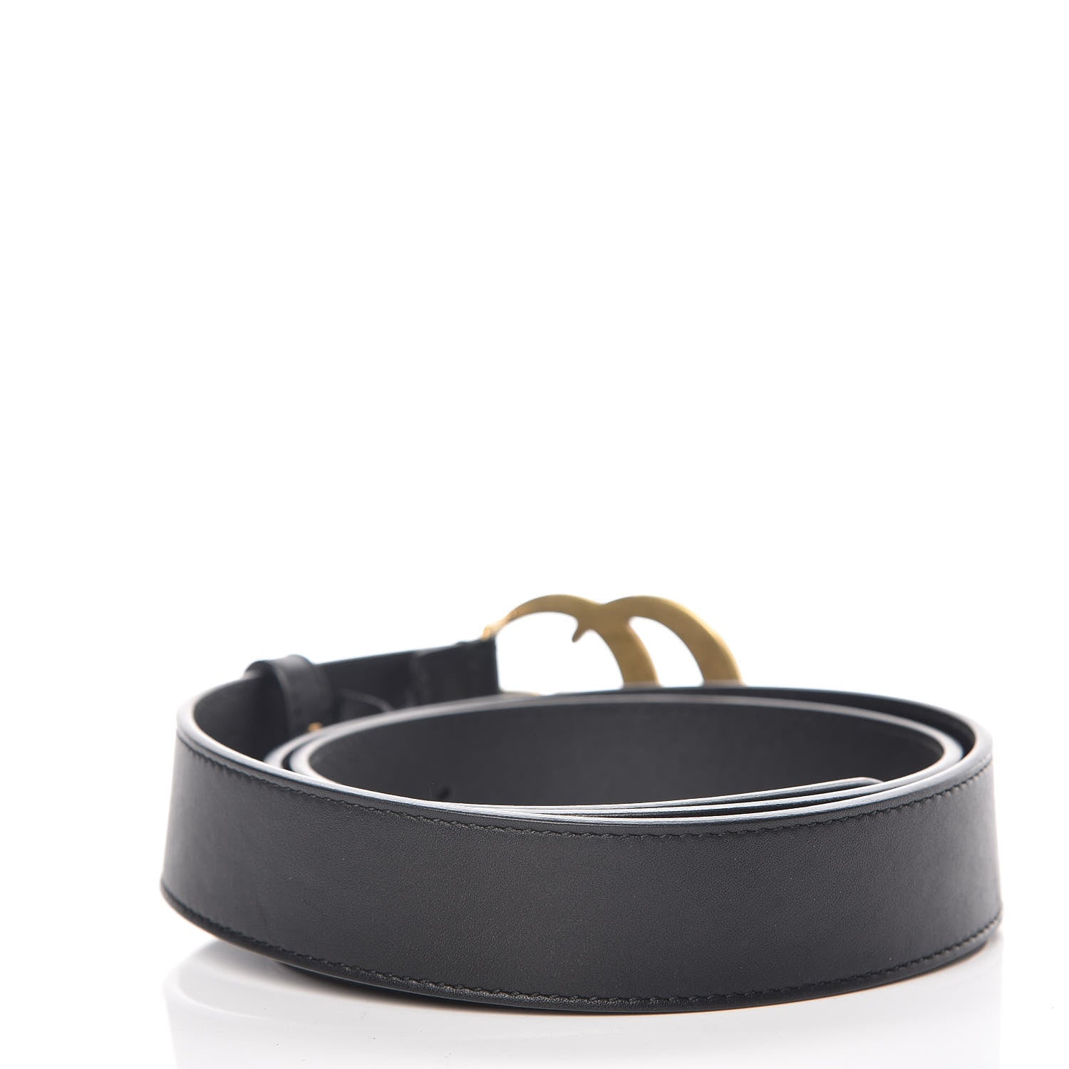 Gucci Calfskin Double G 30mm Belt 90 36 Black 3 of 6