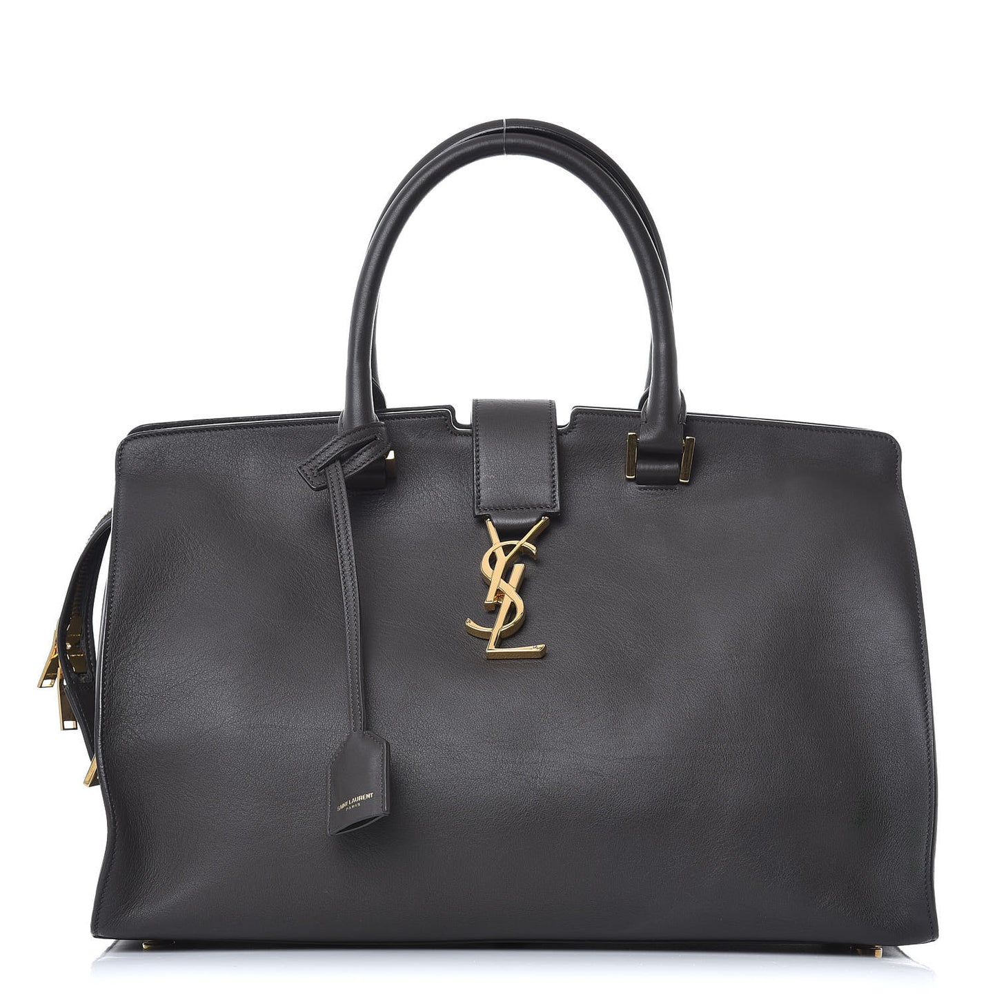 Calfskin Medium Monogram Cabas Grey