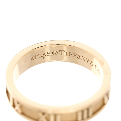 Tiffany 18K Yellow Gold Atlas Ring 49 5 4 of 5