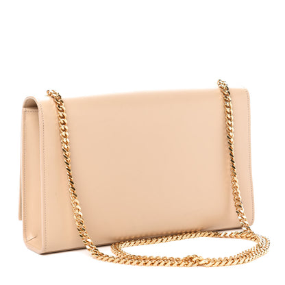 Saint Laurent Smooth Calfskin Medium Classic Monogram Kate Tassel Satchel Nude Powder 3 of 13