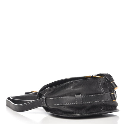 Chloe Calfskin Mini Marcie Round Crossbody Bag Black 3 of 11