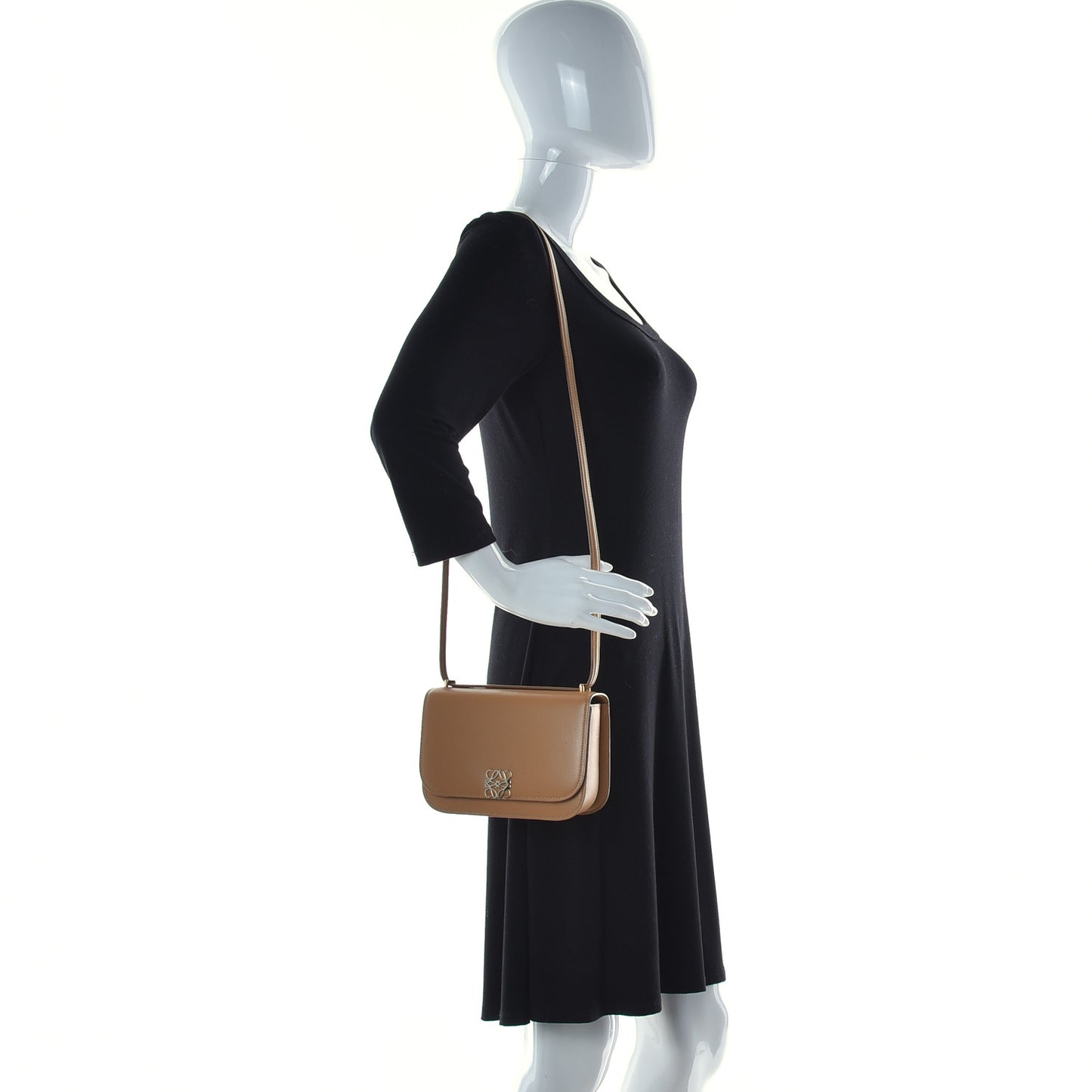 Silk Calfskin Goya Bag Tan