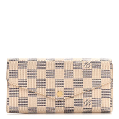 Louis Vuitton Damier Azur Sarah Wallet NM 1 of 9