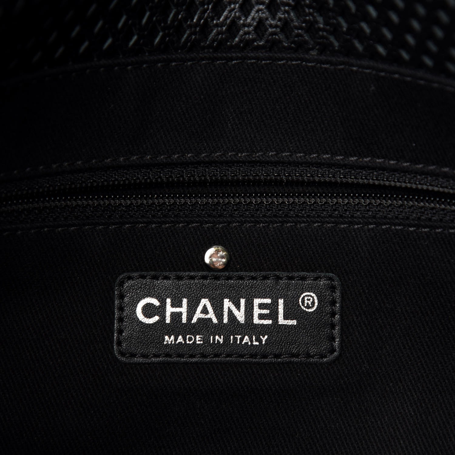 Chanel Perforated Calfskin Large Up In The Air Flap Black 8 of 10