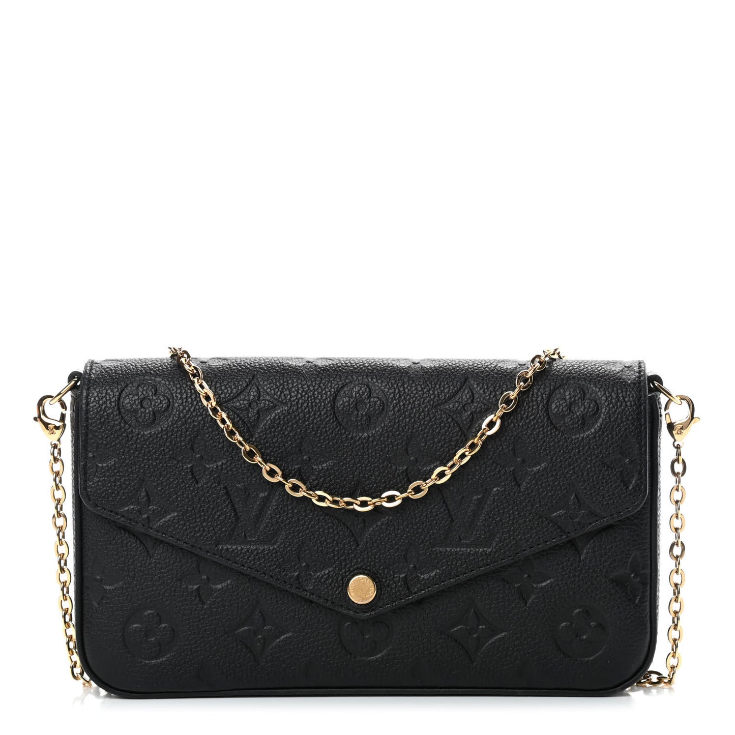 Empreinte Pochette Felicie Chain Wallet Black