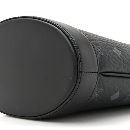 MCM Visetos Mini Aren Bucket Tote Black 9 of 10