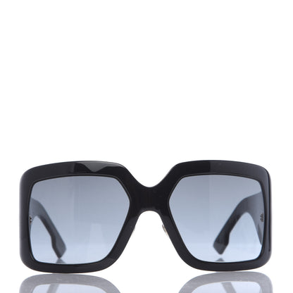 Christian Dior Acetate DiorSo Light 2 Shield Sunglasses Black 2 of 7