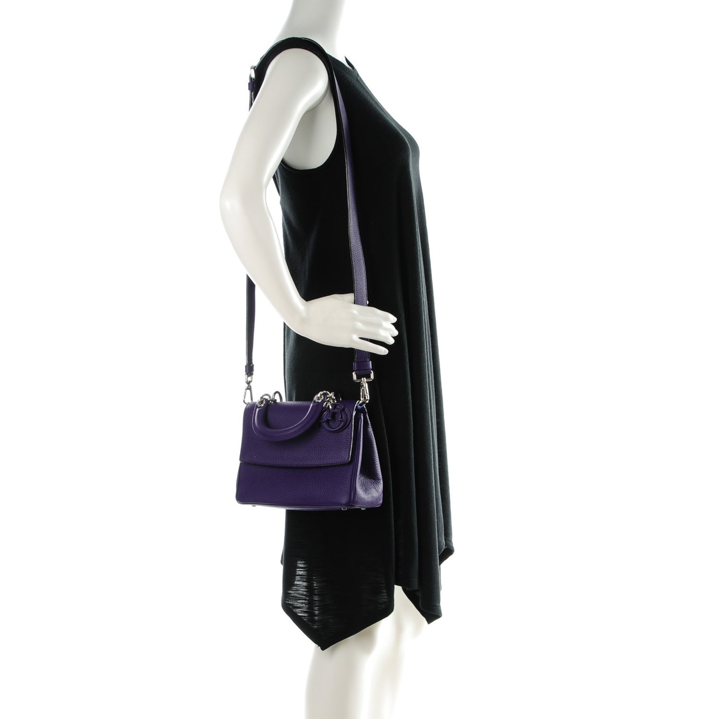 Bullcalf Mini Be Dior Flap Purple