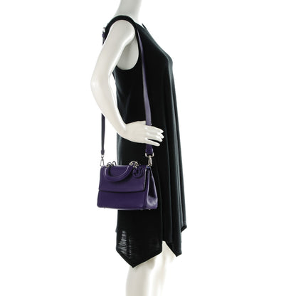 Christian Dior Bullcalf Mini Be Dior Flap Purple 2 of 6