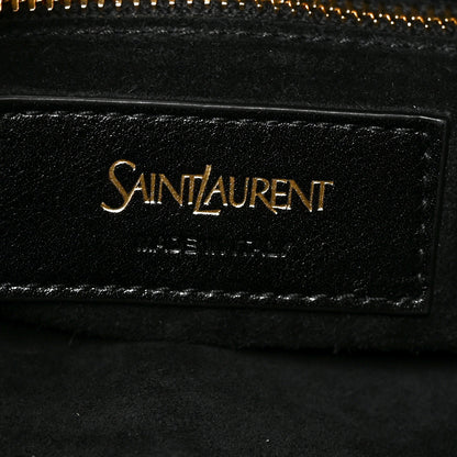 Saint Laurent Calfskin Mombasa Shoulder Bag Black 6 of 10