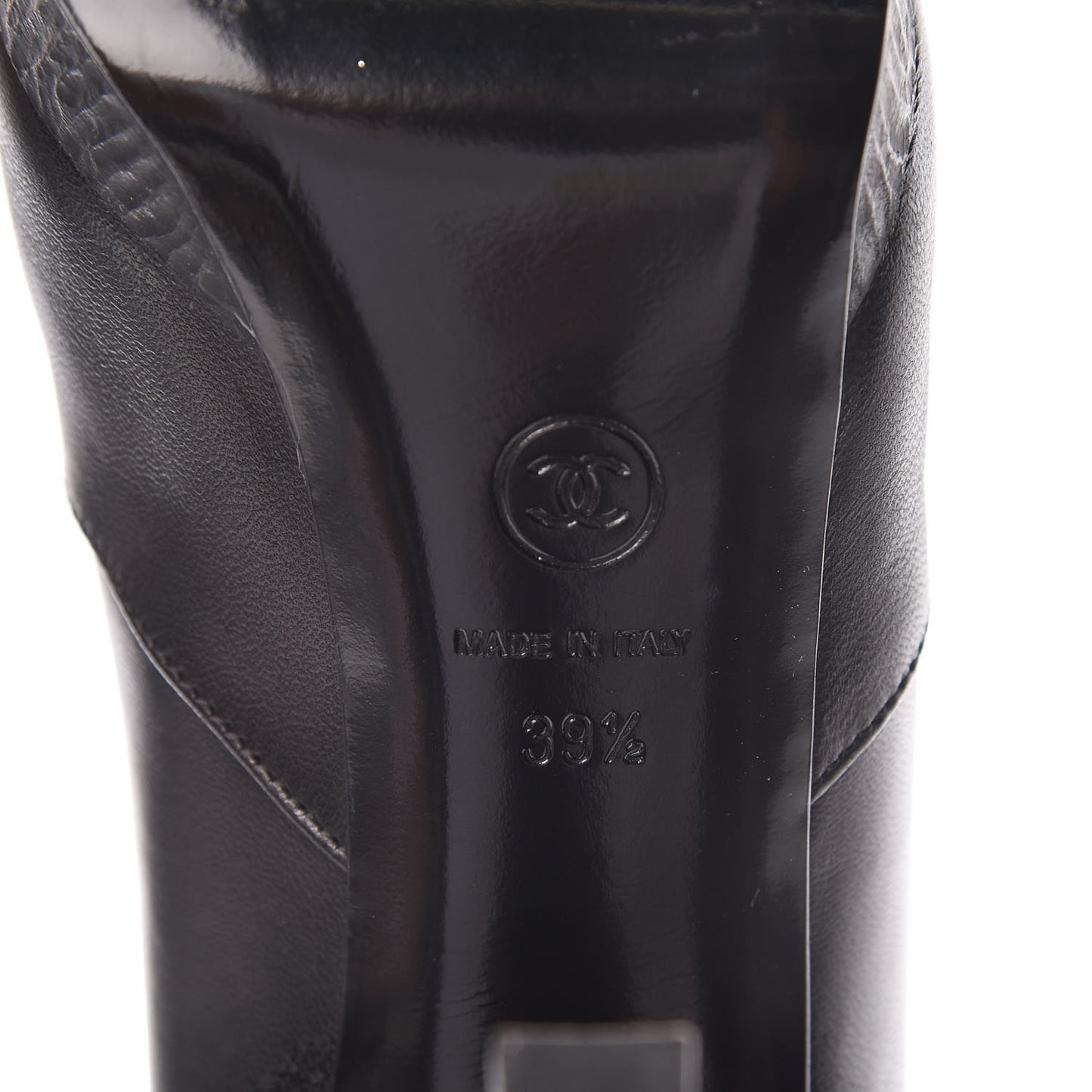 Lambskin Short Ankle Boots 39.5 Black