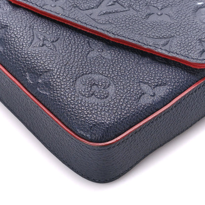 Louis Vuitton Empreinte Pochette Felicie Chain Wallet Marine Rouge 16 of 17