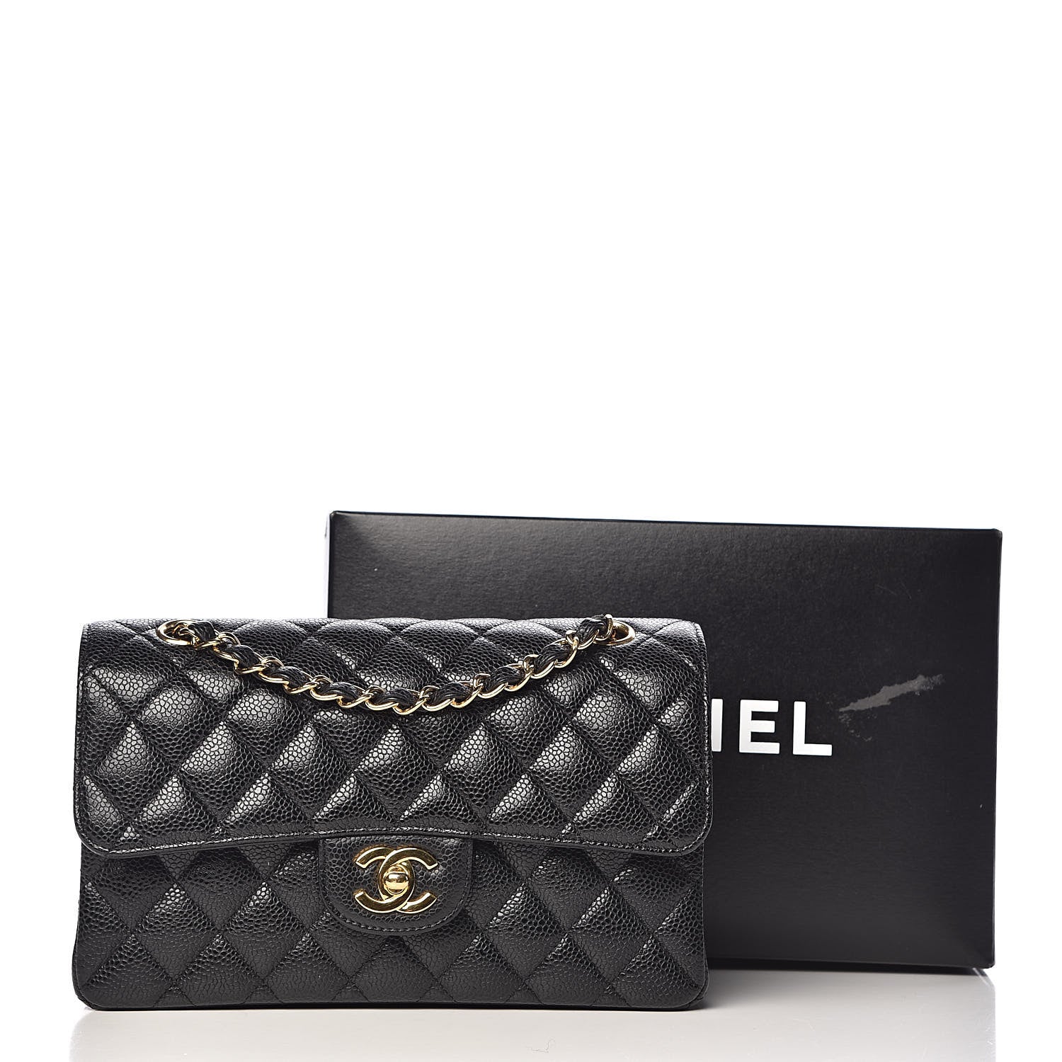 Chanel Caviar Quilted Small Double Flap Black 15 of 15
