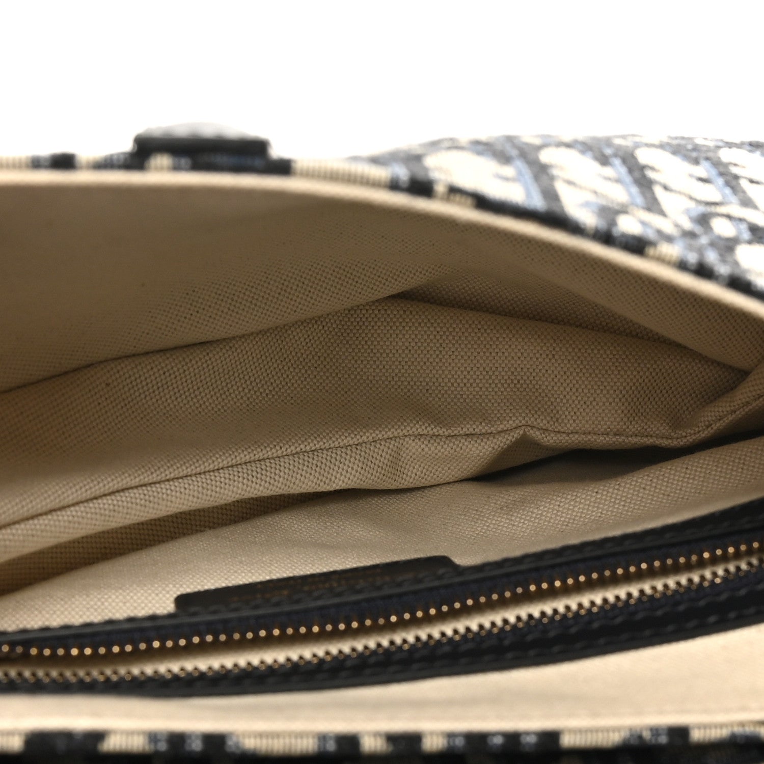 Christian Dior Oblique Saddle Bag Blue 5 of 10