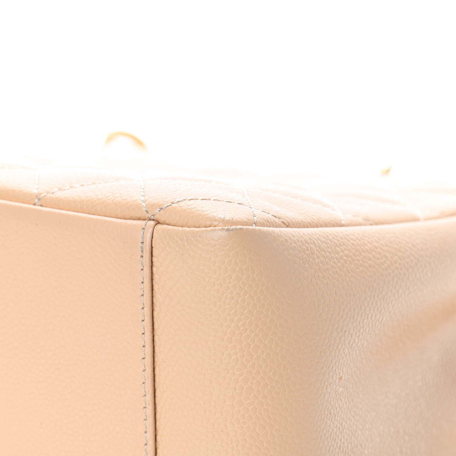 Chanel Caviar Quilted Grand Shopping Tote GST Beige Clair 5 of 8