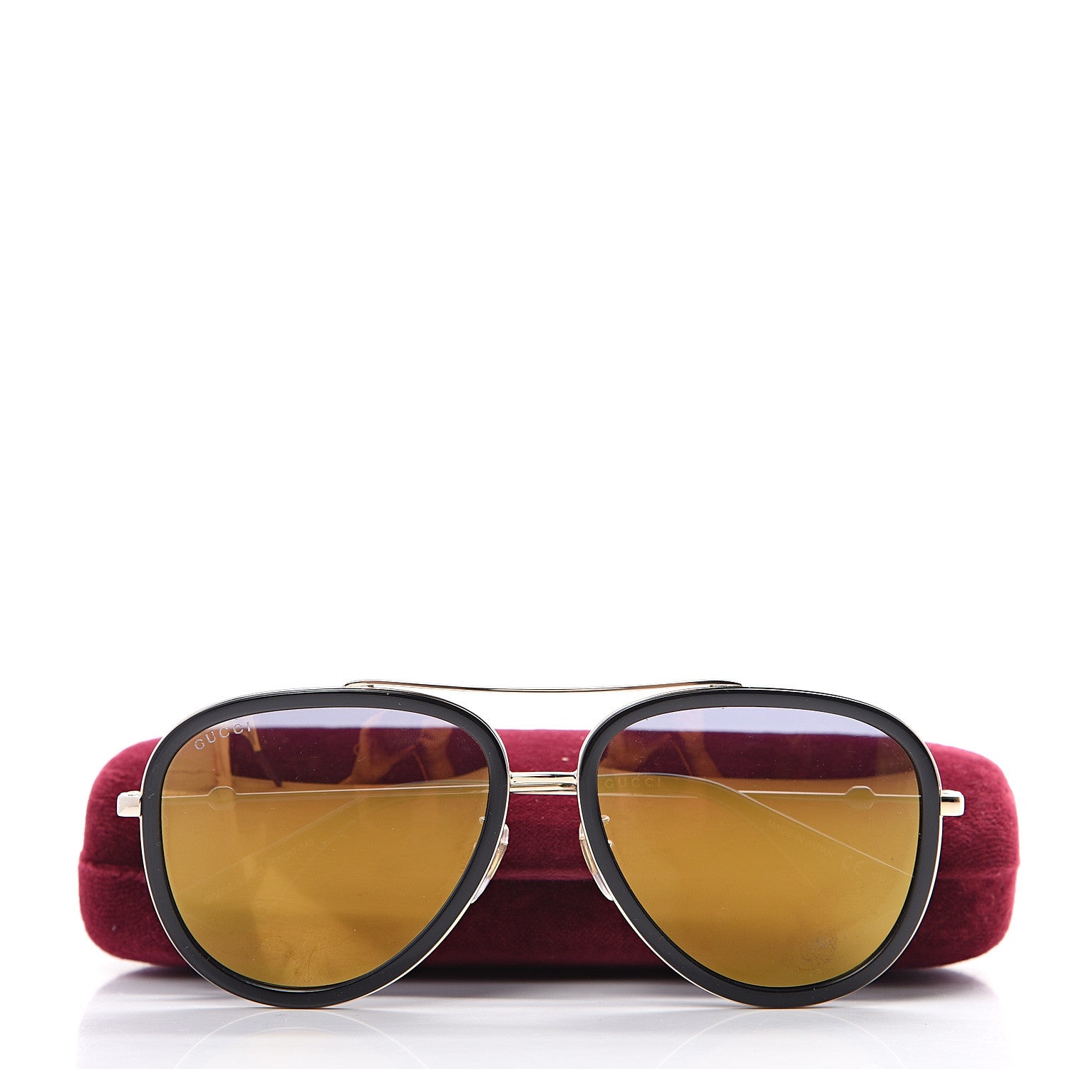 Gucci Web Aviator Sunglasses GG0062S Black 9 of 9