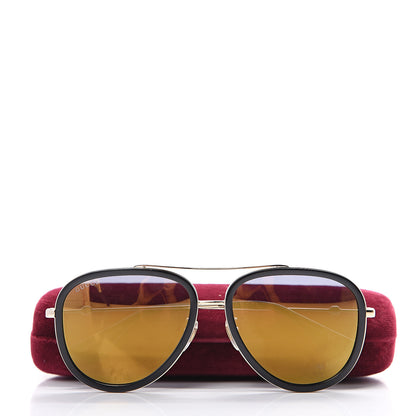 Gucci Web Aviator Sunglasses GG0062S Black 9 of 9