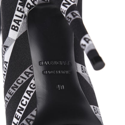 Balenciaga Spandex Losange Monogram 110mm Booties 40 Gris Black 6 of 7