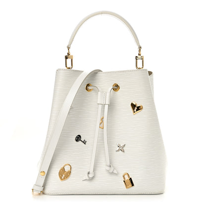 Louis Vuitton Epi Love Lock NeoNoe White 1 of 18