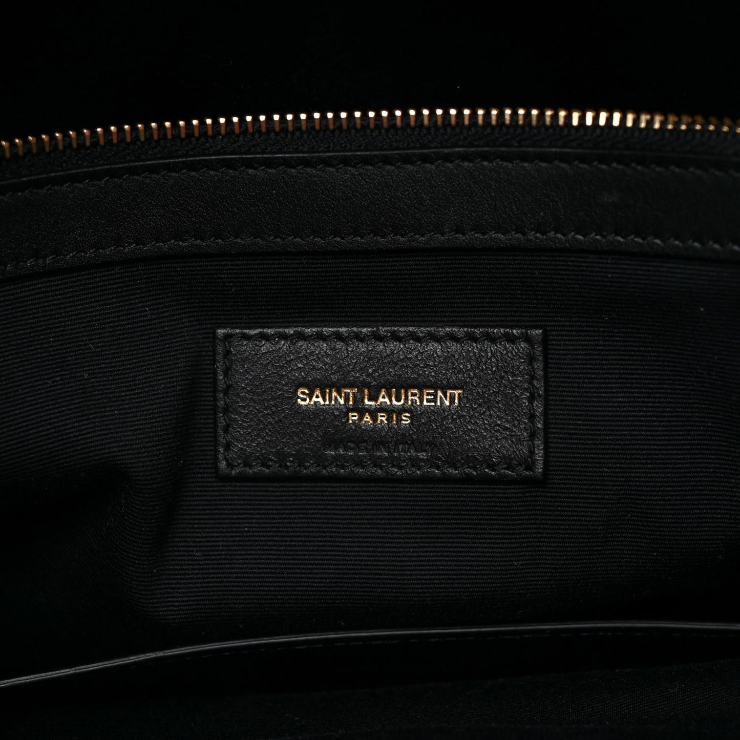 Calfskin Medium Manhattan Shopper Tote Black