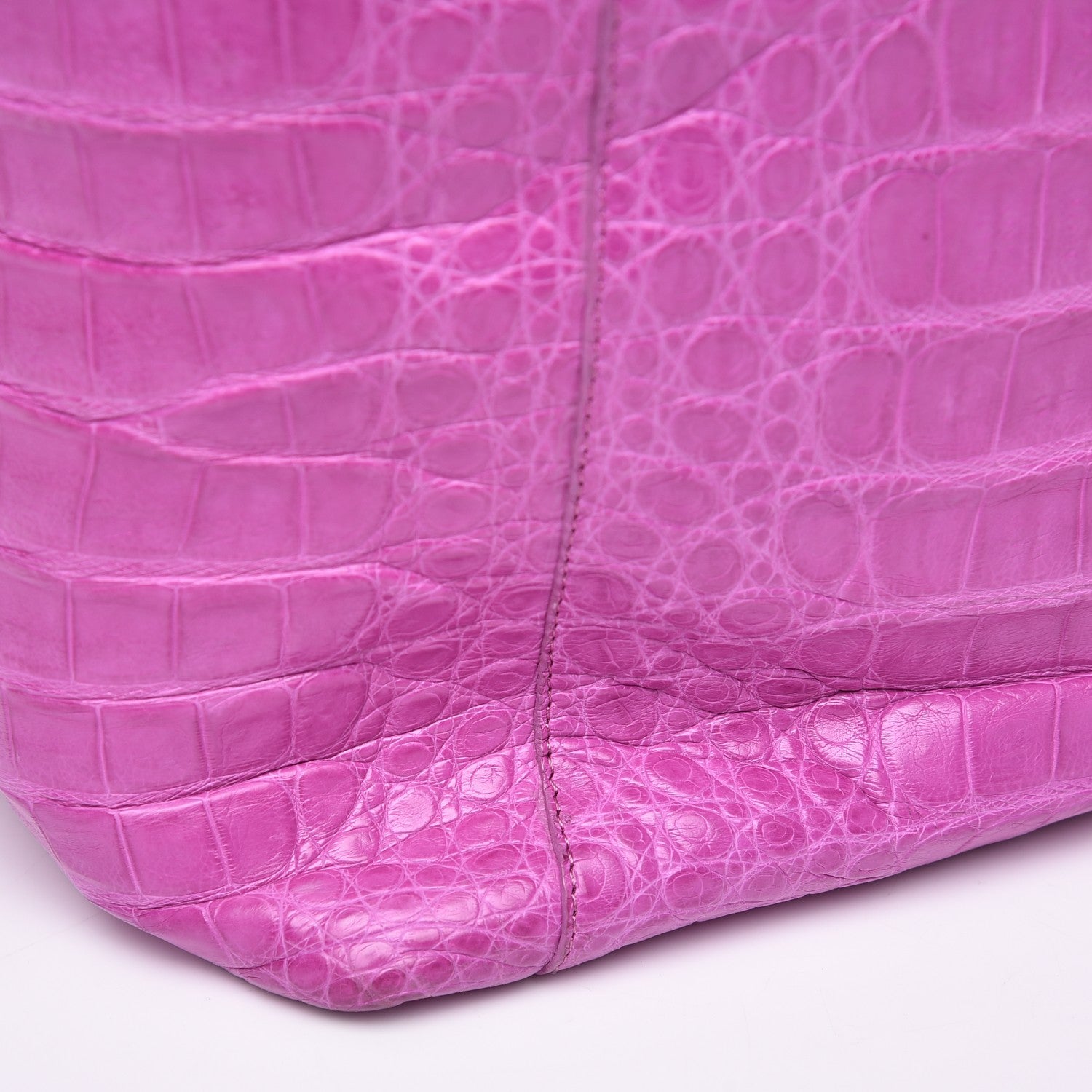 Nancy Gonzalez Crocodile Convertible Shopper Tote Purple 8 of 19