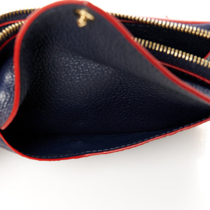 Louis Vuitton Empreinte Recto Verso Card Holder Marine Rouge 6 of 9