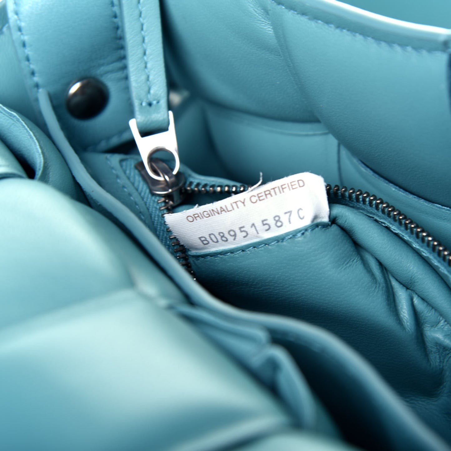 Nappa Maxi Intreccio Padded Cassette Crossbody Bag Linoleum