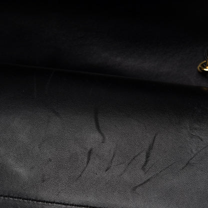 Chanel Lambskin Quilted Jumbo Double Flap Black 9 of 15