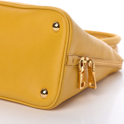 Prada Saffiano Lux Medium Promenade Tote Mimosa 9 of 10