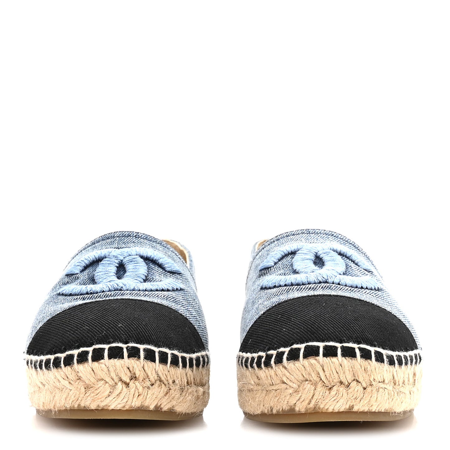 Denim CC Espadrilles 39 Blue Black
