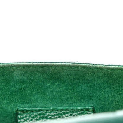 Alexander McQueen Calfskin Crocodile Embossed Mini Heroine Bag Green 10 of 17