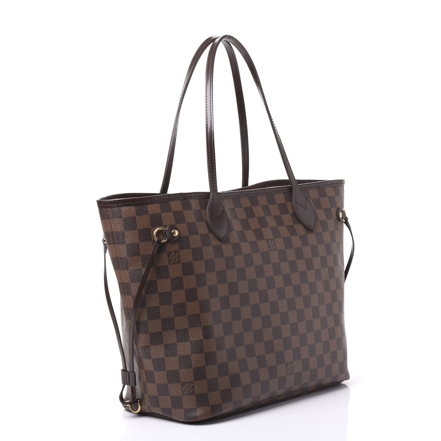 Damier Ebene Neo Neverfull MM Rose Ballerine