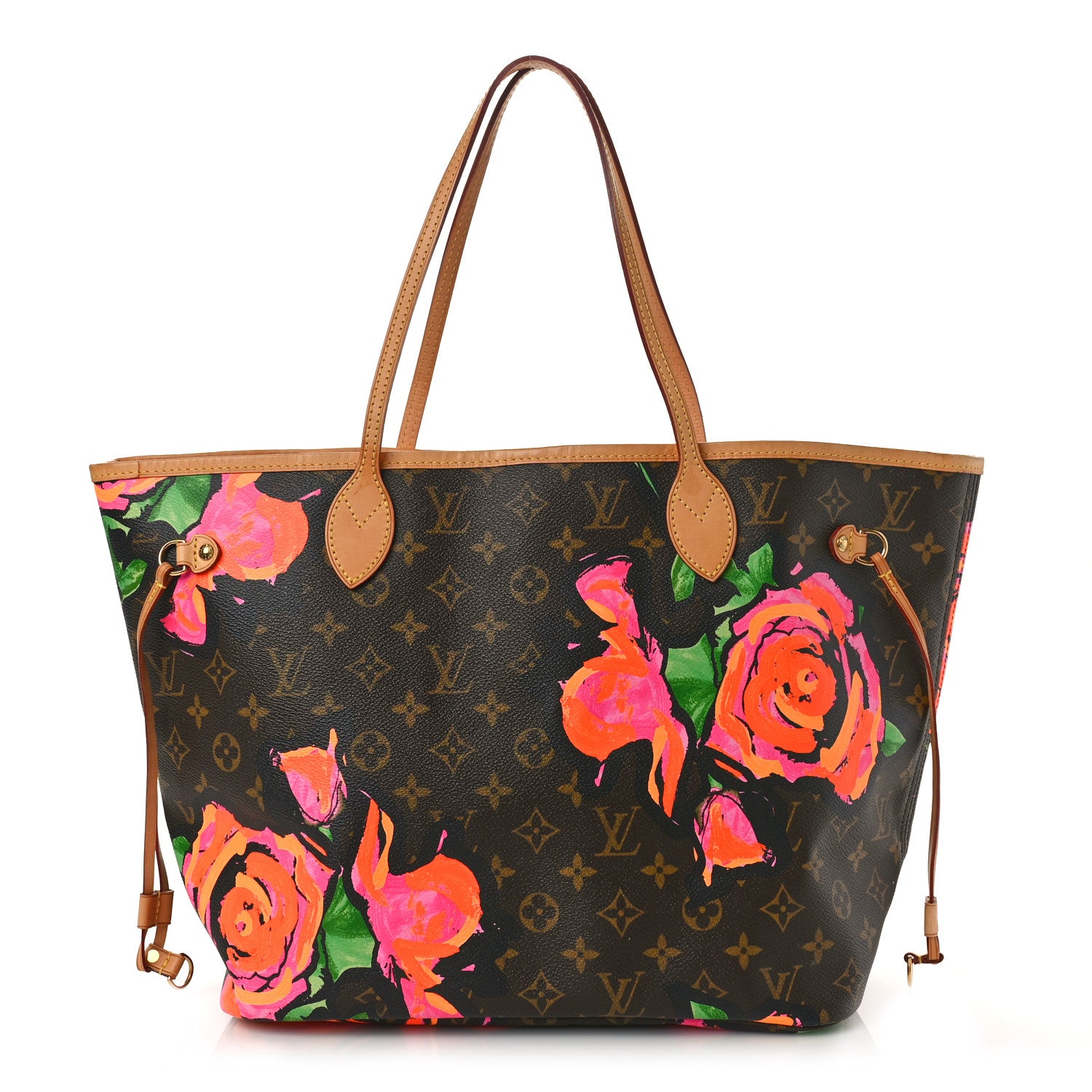 Louis Vuitton Monogram Roses Neverfull MM 1 of 9