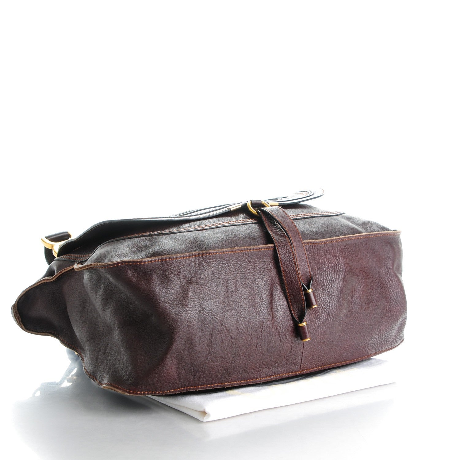 Chloe Calfskin Large Marcie Satchel Moka 4 of 9